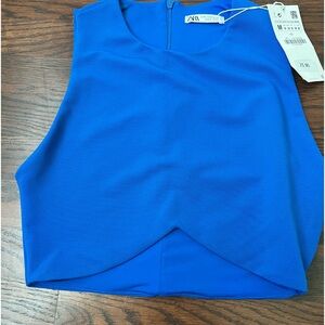 Zara texture crop top